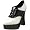 Black Patent/White Patent