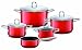 Silit 0019.1748.12 Topf-Set 5-teilig, energy red
