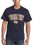Georgia Tech Yellowjackets 100% Cotton Short Sleeve T-Shirt (Navy, X-Large)