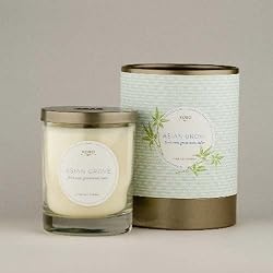 Asian Grove, KOBO Pure Soy Candle with Cylindrical Gift Box from the Origami Collection