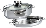 ELO 99029 Aromabräter / 4-teilig / 38 x 26 cm / Oval / Edelstahl