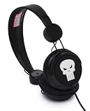 Produkt-Bild: Coloud Marvel Punisher Black OnEar-Kopfh&ouml;rer (Stufenlose Gr&ouml;&szlig;enverstellung, Marvel Comics Design) schwarz
