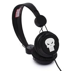 Coloud Marvel Punisher Black OnEar-Kopfh�rer (Stufenlose Gr��enverstellung, Marvel Comics Design) schwarz