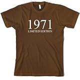 1971 Limited Edition - Mens 41st Birthday Gift / Present T-Shirt - 7 colours