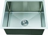 C-TECH-I LI-2900-R Trevi 16 Gauge Single Bowl Undermount Kitchen Sink