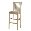 Ready-to-Finish Mission-Style Stool - 29"