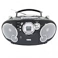 Naxa NPB-253 Portable MP3/CD AM/FM Stereo Radio Cassette Player/Recorder