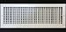 HVAC Premium 12''w X 4''h Adjustable AIR Supply Diffuser - HVAC Vent Cover Sidewall or Ceiling - Grille Register - High Airflow - White [Outer Dimensions: 13.75''w X 5.75''h]