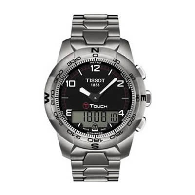 Tissot T-Touch II Altimeter/Compass Black Dial Men's watch #T047.420.44.057.00,Tissot,T0474204405700,T0474204405700