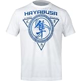 41jEMzwV3JL. SL160  Hayabusa Official MMA Medal T Shirts/Tee   White