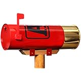 Winchester W2000 AA Shotgun Shell Electroplated Metal Mailbox, Large Deluxe/26 x 8.5"