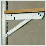 Childrens Toyshop  Tools & Hardware : John Sterling Fast Mount 300-Pound Capacity 22 Inch Shelf Bracket #BK-0103-22