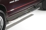 ICI Bullet Oval Side Step Tube Bars Polished Stainless Steel Dodge Ram 2003 to 2008 Quad Cab (4DR)(fits'02 1500)