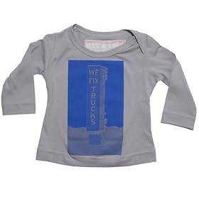 Baby Truck Print Tee by Max and Lola