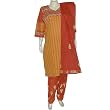 India Traditional Dress Cotton Embroidered Salwar Kurti Size L (slk412)