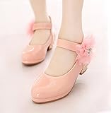 シューズ 女の子 フォーマル ダンスジュース 子供用 靴 七五三 発表会 結婚式 入学式 (17cm, ピンク)