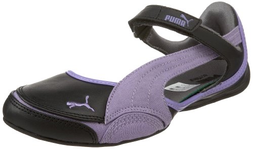 Puma Women's Speed Princess NM Sandal,Black/Dahlia Purple,5.5 B US