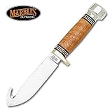 Marbles Golden Curly Oak Gut Hook Knife