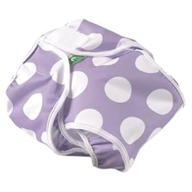 Tots Bots : Wrap PUL 0 Purple Spot birth-12lbs