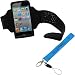 GTMax Black Durable Sport Armband Cover Case + Wrist Strap Lanyard for Apple iPod Touch 4th Generation