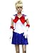 D&J Japanese Anime Sailor Moon Heroine's Uniform Young Ladie's Perfect Costume for Carnival Party Co