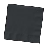 Black Paper Luncheon Napkins 3 Ply 50 pc