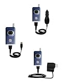 Deluxe Kit for the Samsung SGH-X400 includes a USB cable with Car and Wall Charger - Gomadic Brand w/ TipExchange Technology