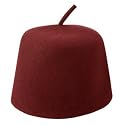 Maroon Fez with Stem