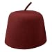 Maroon Fez with Stem Image