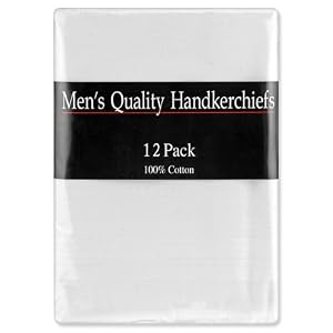 12 Pack Hankies Handkerchief by