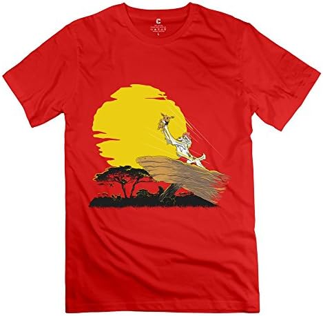 ZZY Particular Lion King Was Occupied By Cute Little Pokemon Characters T-shirt - Men's Tshirt Red Size XL