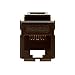 Leviton Home 5e Snap-In Connector, T568A/B Wiring, 5EHOM-RB5, Brown