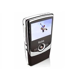 Kodak - Zi6 - Cam�scope de poche CMOS - 1,6 Mpix - Zoom num�rique 2x - Ecran LCD 2,4" - VGA - 128 Mo - Noir