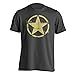 Dion Wear Army Flag Star Men's T-Shirt, Charcoal, 3X-Large
