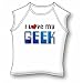 I Love My Geek - Geek-Wear / Computers Women's Raglan Sleeve