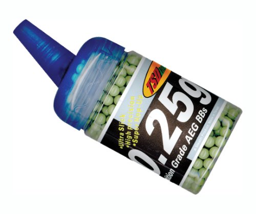 TSD Tactical 1000 Count Feeder Bottle Plastic Olive Drab Green Airsoft BB's (0.25g, 6mm)