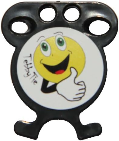 Learn to Tie Your Shoes - Tebby Tie Black Smiley