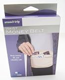 Waist Money Belt Travel Pouch 2 Pockets Max Waist 44