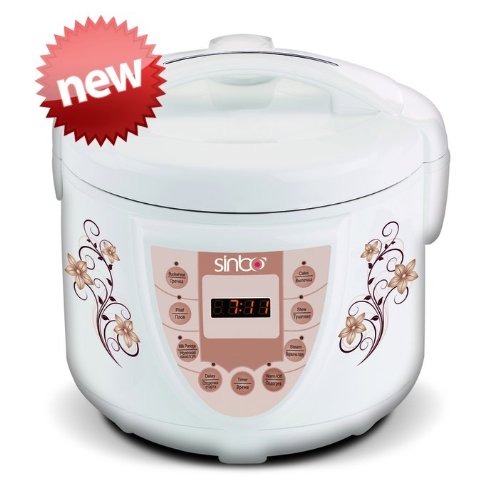 MULTI KOCHER Multicooker ALL IN ONE Multikocher Kochtopf Reiskocher Dampfgarer LED Display 24 Stunden Timer & Warmhaltefunktion Multifunktion schnell Kochtopf Multiwarka