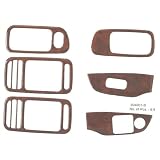 01 02 03 Honda Civic 2dr Coupe Dash Trim Overlay Kit- Oxford Burl Finish- 904001-OB 