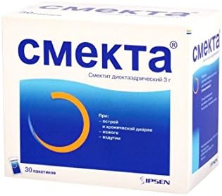 Smecta 30 Sachet Orange Taste. Acute and Chronic Stages of Diarrhea Treatment.