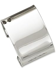14k Wg 47mm Polished Bangle, Best Quality Free Gift Box Satisfaction Guaranteed