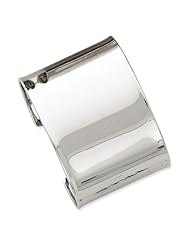 14k White Gold 47mm Polished Bangle