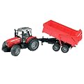 Massey Ferguson 7480 Tractor with Tipping Trailer