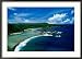 Aerial of Bird Island, Saipan Collections Framed Photographic Poster Print by Francie Manning, 36x26