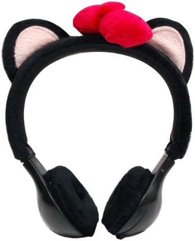 Emio Mix-Monsters Headphones Black Kitten