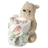 Crown Crafts Classic Poohâ„¢ Blanket with Plush Toy Gift Set