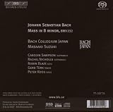 J.S. BACH MASS IN B MINOR BACH COLLEGIUM JAPAN / SUZUKI