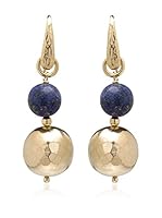 Etrusca Pendientes Etruscaearrings W\Stone & Hamm. Bead Dorado / Grafito
