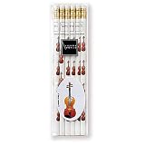 Crayon à papier musique Violon (lot de 6)